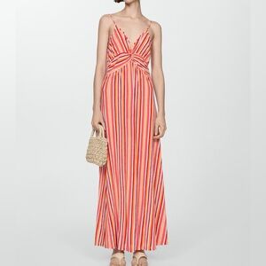 NWT Mango Striped Print Dress